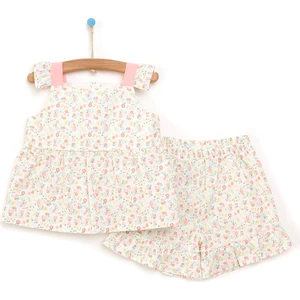 Colorful World Çiçekli Bluz-Şort Takım Kız Bebek