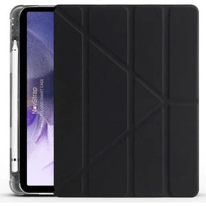 Novstrap Samsung Galaxy Tab S7 Plus / S8 Plus 12.4 X800 T970 Kılıf Smart Kalem Bölmeli Trifold Stand
