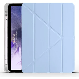 Novstrap Samsung Galaxy Tab S7 Plus / S8 Plus 12.4 X800 T970 Kılıf Smart Kalem Bölmeli Trifold Stand