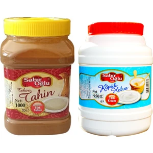 1000 gr Bozkır Tahini & 950 gr Köpük Helva