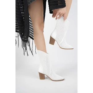 Indiana Kadın Lazer Kesim Şık Tarz ve Rahat Kovboy Yazlık Bot