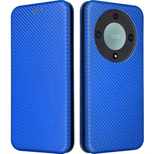 Onur Için X9A 5G/X40 5g/magic5 Lite 5g 5g Kasa Lüks Karbon Fiber Pu+Tpu Hibrid Kılıf Tam Koruma Şok Geçirmez Flip Case Kapağı (Yurt Dışından)