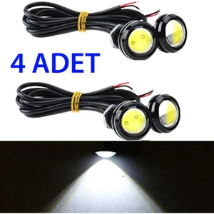 Kartal Göz LED 4 Adet Ayna Altı LED Eagle Eye Beyaz Ayna LED