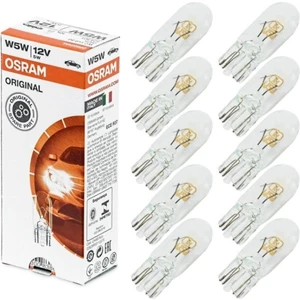 12V T10 W5W Dipsiz Park Gösterge Ampulü 10 Adet 2825