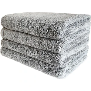 Intermop Mikrofiber Kalın Dokulu Oto Temizleme ve Kurulama Havlusu - 50X70 cm 4 Adet