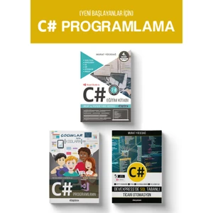 Dikeyeksen Yayın Dağıtım Yeni Başlayanlar Için C# Programlama (3 Kitap) – Murat Yücedağ