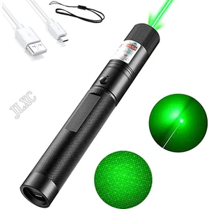 Leyan Creation Güçlü Kırmızı Yeşil Laser Flashlight Pointer 10000M 5mw Laser 303 Göz Fokus Adjustable Burning Lazer Torch Pen (Yurt Dışından)