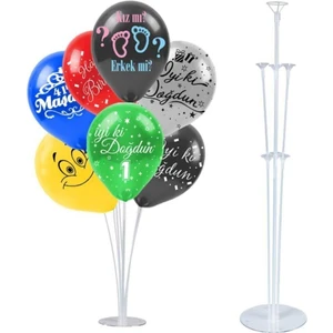 Balon Süsleme Standı 75 cm 7'li