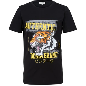 BRZ Collection Kaplan Baskılı Erkek Çocuk Kısa Kollu T-Shirt