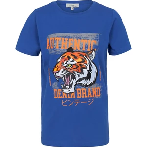 BRZ Collection Kaplan Baskılı Erkek Çocuk Kısa Kollu T-Shirt