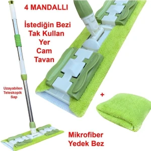 Trend Marketi Sihirli Teleskobik Mop (+1 Bez )