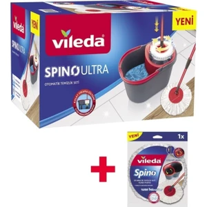 Spino Ultra Otomatik Temizlik Seti + Yedek Paspas