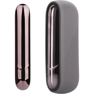 Renkli Durumda Iqos Için 3 Duo Kollu Iqos Için 3.0 Yan Kapak Dekorasyon Durumda Koruma Kapağı Brown