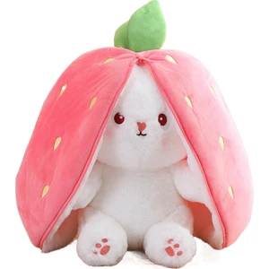 35CM Sevimli Dönüşüm Meyve Tavşan Peluş Oyuncak (Yurt Dışından)