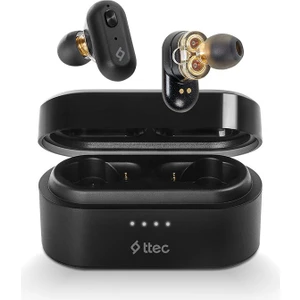 AirBeat Duo TWS Bluetooth Kulaklık 2KM127S Siyah
