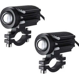 2 Motosiklet LED Farlar Seti Evrensel Testmen Aksesuar (Yurt Dışından)
