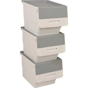 MT07 Tekerlekli Eşya ve Erzak Kutusu 3katlı 3X12 Lt Organızer ATGO01