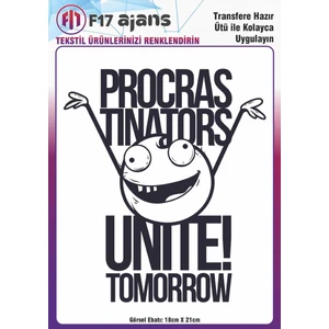 F17 Ajans Ütü ile Yapışan Tekstil Baskı Görseli Procras Tinators