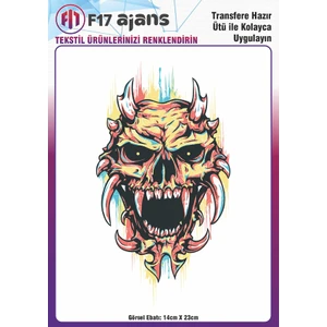 F17 Ajans Ütü ile Yapışan Tekstil Baskı Görseli