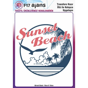 F17 Ajans Ütü ile Yapışan Tekstil Baskı Görseli