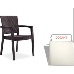 2 Adet Rattan  Koltuk 2 Minder