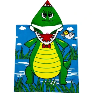 Lolli Boom Kids  Çocuk Çizgi Film Karakter Desenli Plaj - Banyo Havlu / Panço 2-8 Yaş Standart Beden