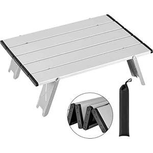 Ultralight Kompakt Küçük Kamp Masası, Sırt Çantasıyla Mini Katlanır Kamp Yan Sehpa Taşınabilir Masa Açık Piknik Için, Çadır, Seyahat, Plaj (Yurt Dışından)