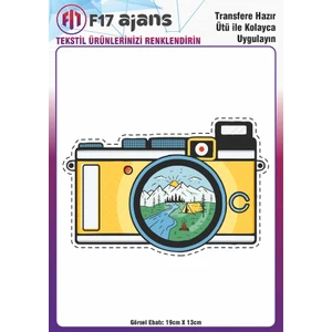 Ütü ile Yapışan Tekstil Baskı Görseli