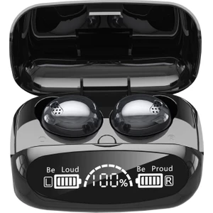Happy World Shopping M32 Kablosuz Stereo Kulaklık Çift Kulak Büyük Dijital Ekran Dokunmatik Gürültü Azaltma Hıfı Su Geçirmez Tws Bluetooth 5.1 Kulaklıklar (Yurt Dışından)
