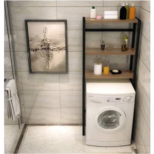 Bmk Group - Çamaşır Makinesi Üstü Düzenleyici Raf Banyo Dolabı Rafı Makine Üstü Dolap Raf Ce