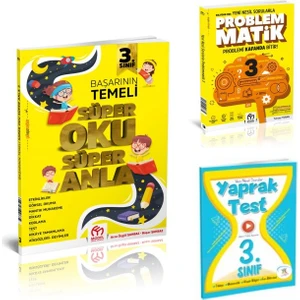 Model Eğitim Yayıncılık 3. Sınıf Süper Oku Anla Vve Problemmatik - 5 Renk 3. Sınıf Tüm Dersler Yaprak Test