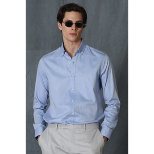Daniel Erkek Smart Gömlek Slim Fit Mavi