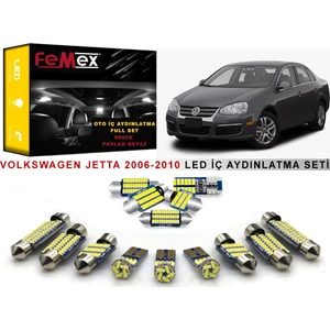 Volkswagen Jetta Mk5 LED Iç Aydınlatma Ampul Seti Femex Parlak Beyaz
