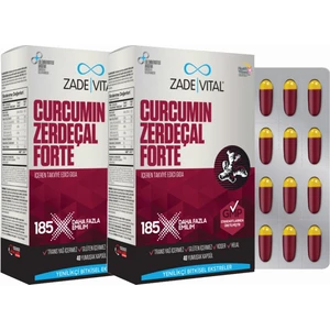 Zade Vital Curcumin Zerdeçal Forte 40 Kapsül 2 Adet