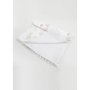 Babies Dream Müslin Pike Battaniye 100% Pamuk 110X100 Ölçülerinde Bebek Battaniyesi