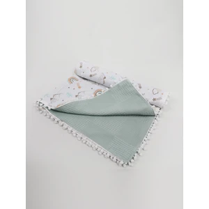 Babies Dream Müslin Pike Battaniye 100% Pamuk 110X100 Ölçülerinde Bebek Battaniyesi