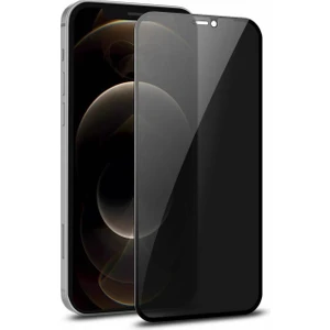 iPhone 12 Pro Max Uyumlu Hardness Gizleyen Privacy Hayalet Temperli Cam Ekran Koruyucu