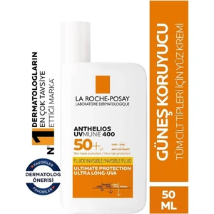 La Roche Posay Anthelios Uvmune 400 Invisible Fluid SPF50+ Güneş Kremi 50 ml