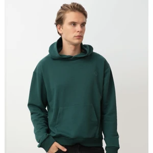 Kvasir Kapüşonlu Sweatshirt Nefti Yeşil