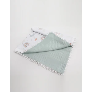 Babies Dream Müslin Pike Battaniye 100% Pamuk 110X100 Ölçülerinde Bebek Battaniyesi