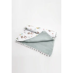 Babies Dream Müslin Pike Battaniye 100% Pamuk 110X100 Ölçülerinde Bebek Battaniyesi