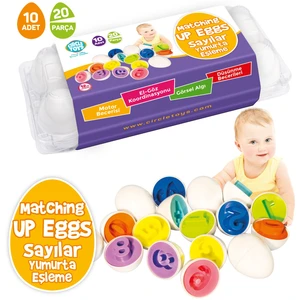 Circle Toys Yumurta Eşleştirme Sayılar 10'lu