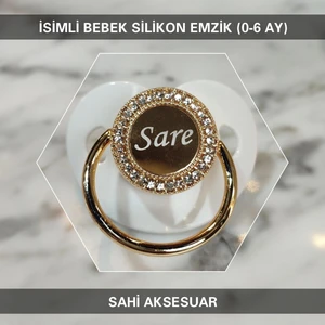 Sahi Aksesuar İsimli Bebek Silikon Emzik