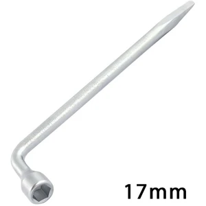 Oto Aksesuarcım L Pipo Tip Tek Kol Çelik Bijon Anahtarı 17 MM