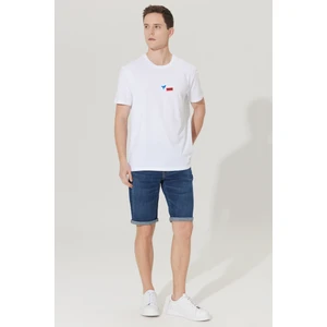 Altınyıldız Classics Slim Fit Dar Kesim Pamuklu Esnek Denim Şort