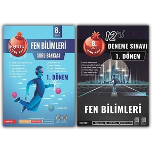 Nartest Yayınevi 8. Sınıf LGS 1. Dönem Fen Bilimleri Prestij Soru Bankası + Mod 12 Deneme