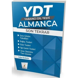 Ydt Almanca Son Tekrar Pelikan Yayınları