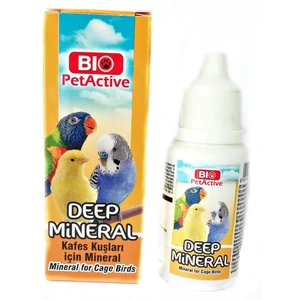 Bio Pet Active Papağan Kanarya Muhabbet Kuşu Kuş Vitamini Mineral 30 Ml