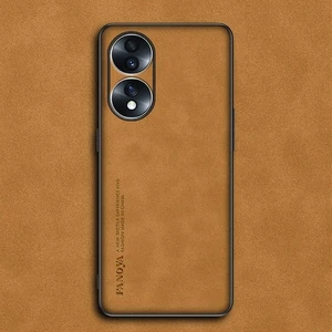 Lucky Power Honor 70 Çam Deri Deseni Pu Cep Telefonu Kılıfı (Yurt Dışından)