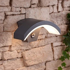 Dış Mekan LED Duvar Lambası Pır Hareket Sensörü Su Geçirmez Duvar Lambası 24W 220V Alüminyum Gövde (Yurt Dışından)